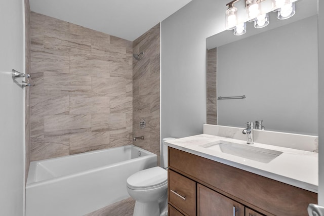 24642 George Washington Dr, Plainfield, IL 60544 - bathroom with vanity and bathing tub / shower combination