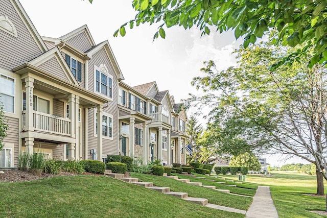 24642 George Washington Dr, Plainfield, IL 60544 - view of home's community with a yard and a residential view