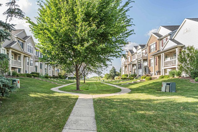 24642 George Washington Dr, Plainfield, IL 60544 - surrounding community featuring a residential view and a yard