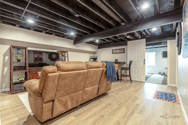 843 Brahms Rd, Volo, IL 60073 - living room with wood finished floors and baseboards