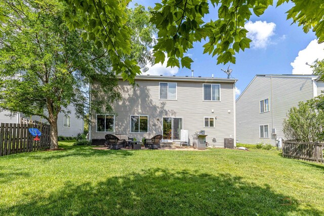 843 Brahms Rd, Volo, IL 60073 - rear view of property with entry steps