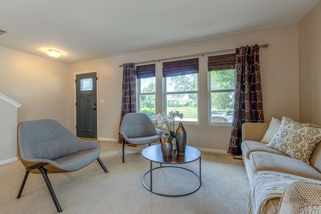 843 Brahms Rd, Volo, IL 60073 - carpeted living area featuring baseboards