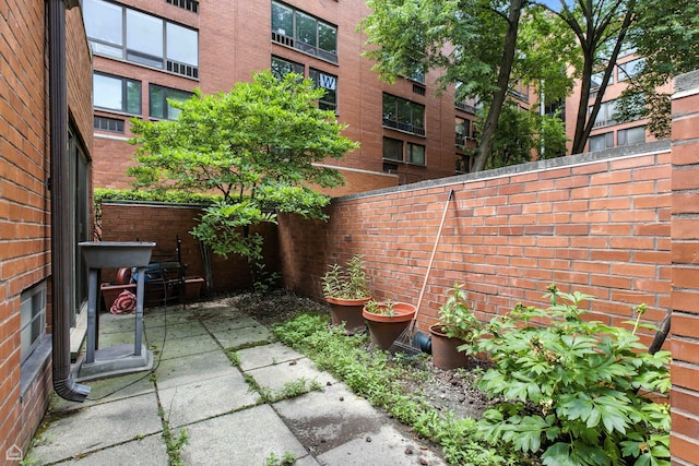 1121 S Plymouth Ct Unit A, Chicago, IL 60605 - view of patio