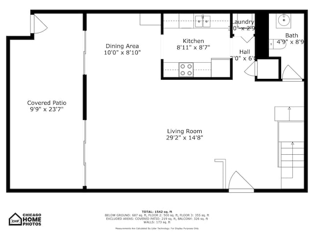 1121 S Plymouth Ct Unit A, Chicago, IL 60605 - view of property floor plan