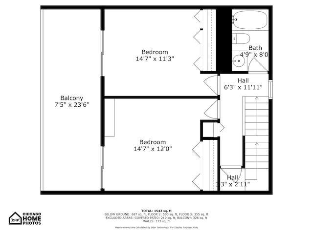 1121 S Plymouth Ct Unit A, Chicago, IL 60605 - view of property floor plan
