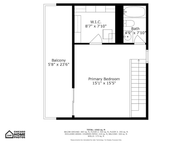 1121 S Plymouth Ct Unit A, Chicago, IL 60605 - view of room layout