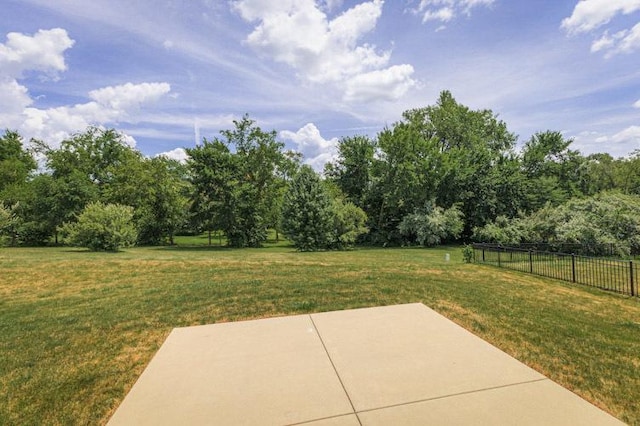 207 Eldon Dr, Downs, IL 61736 - view of yard featuring a patio area