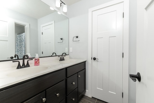 207 Eldon Dr, Downs, IL 61736 - full bathroom featuring double vanity