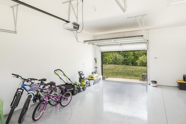 207 Eldon Dr, Downs, IL 61736 - garage with a garage door opener