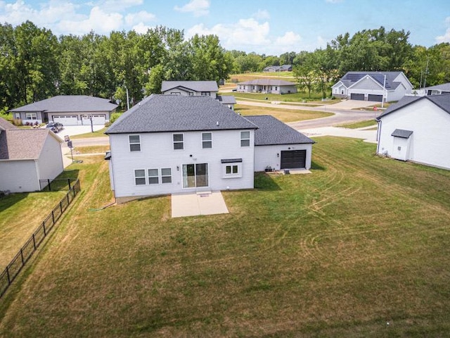 207 Eldon Dr, Downs, IL 61736 - rear view of house featuring a residential view and a patio