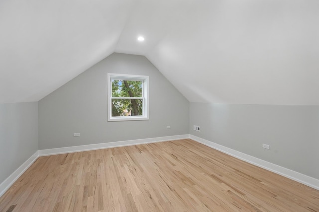 5406 N Mulligan Ave, Chicago, IL 60630 - additional living space featuring light wood finished floors and lofted ceiling