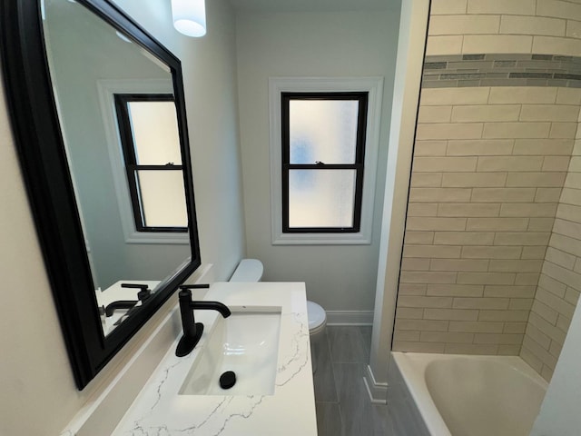 3512 Woodside Ave, Brookfield, IL 60513 - bathroom featuring vanity and bathtub / shower combination