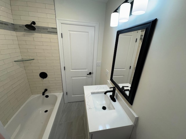 3512 Woodside Ave, Brookfield, IL 60513 - bathroom featuring vanity and tub / shower combination