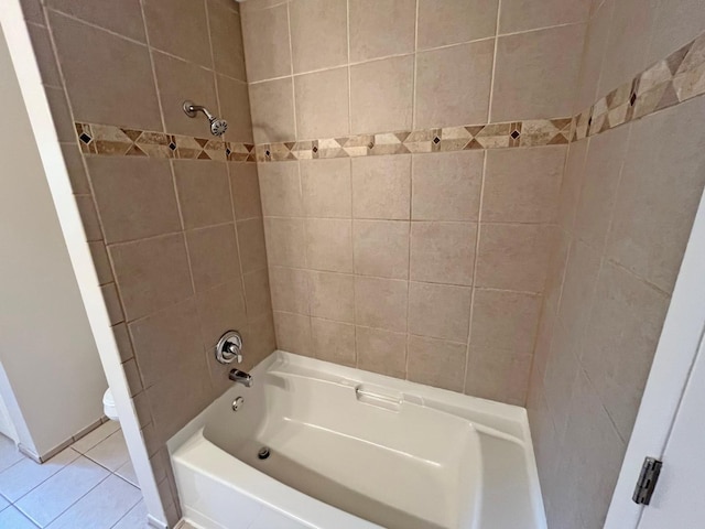 4240 Greenbrier Ln, Richton Park, IL 60471 - bathroom featuring  shower combination and tile patterned floors
