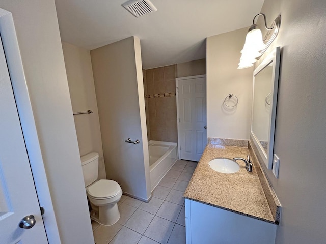 4240 Greenbrier Ln, Richton Park, IL 60471 - full bath featuring vanity and tile patterned flooring
