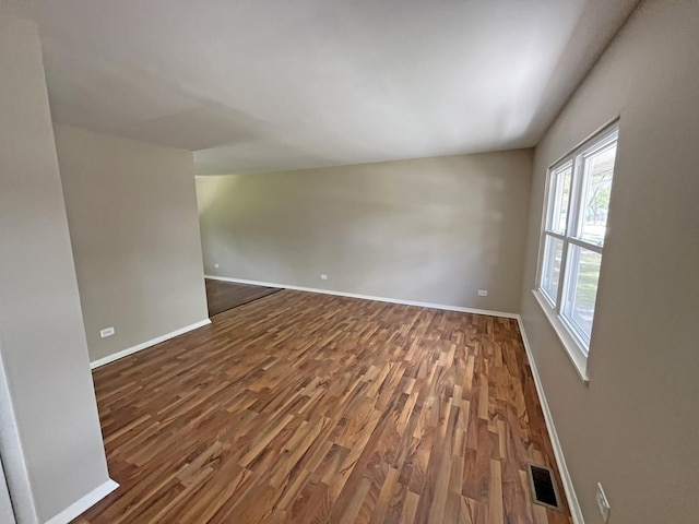 4240 Greenbrier Ln, Richton Park, IL 60471 - empty room featuring wood finished floors and baseboards