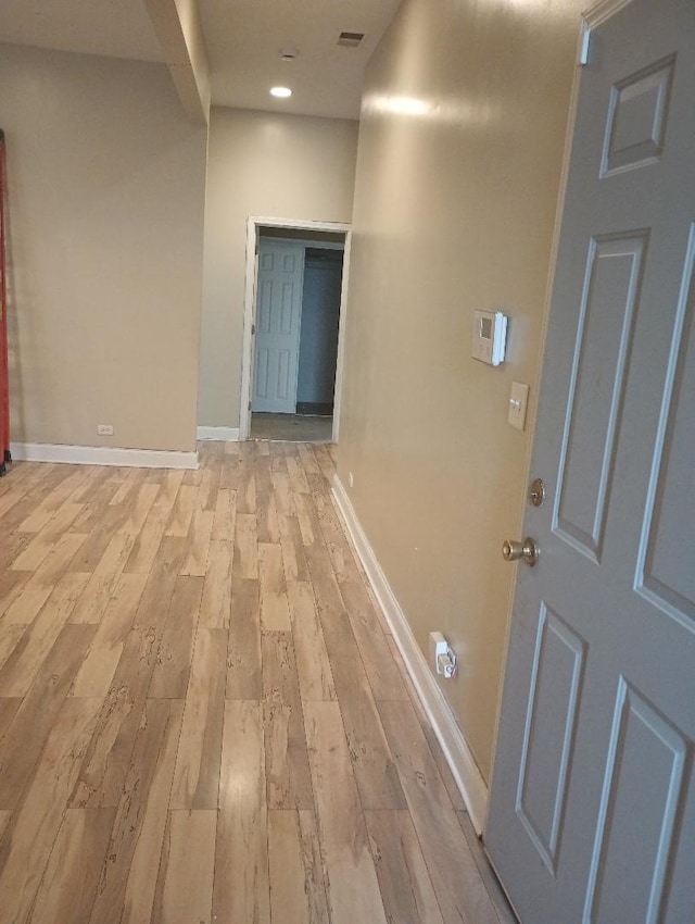 2236 W Monroe St, Chicago, IL 60612 - corridor featuring light wood-type flooring and recessed lighting