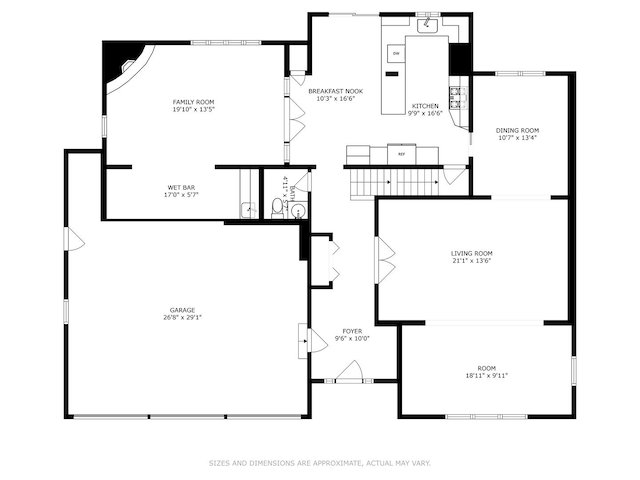 536 S Echo Ln, Palatine, IL 60067 - view of property floor plan