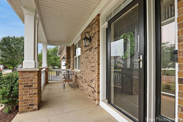 10174 Hopkins St, Huntley, IL 60142 - view of covered porch