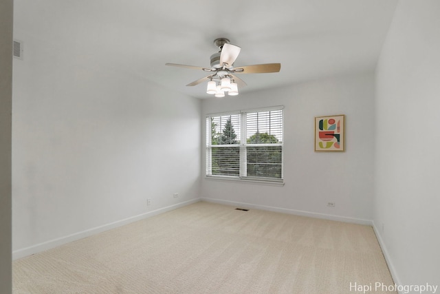 10174 Hopkins St, Huntley, IL 60142 - carpeted empty room featuring a ceiling fan and baseboards