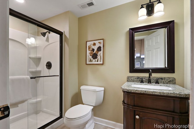 10174 Hopkins St, Huntley, IL 60142 - bathroom featuring a shower stall and vanity
