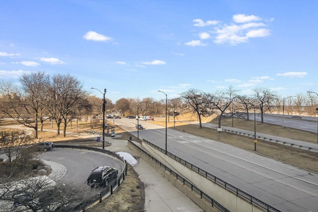1550 N Lake Shore Dr Unit 2A, Chicago, IL 60610 - view of asphalt road with street lights and sidewalks