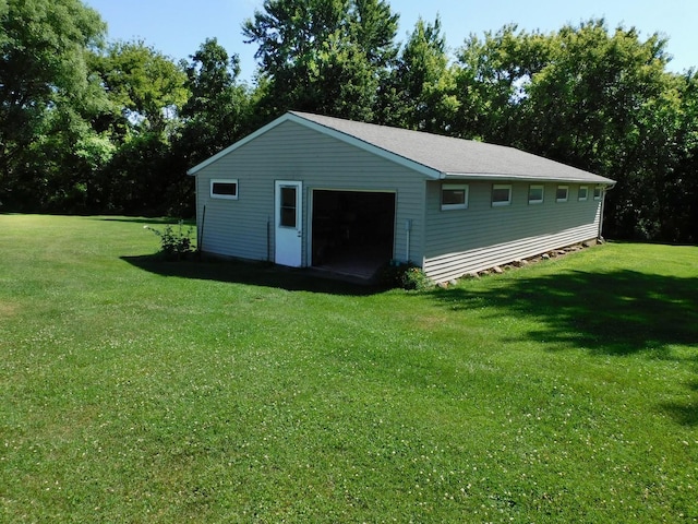 4256 W Egan Rd, Leaf River, IL 61047 - view of outdoor structure featuring view of scattered trees