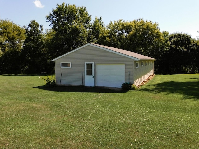 4256 W Egan Rd, Leaf River, IL 61047 - view of detached garage