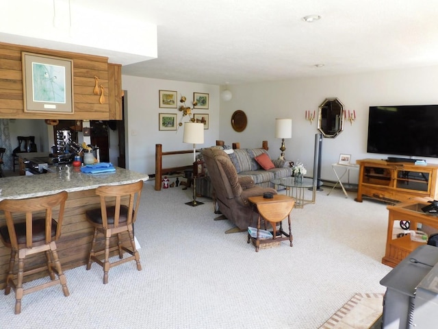 4256 W Egan Rd, Leaf River, IL 61047 - living area featuring light colored carpet