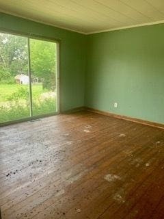 26158 W Reed St, Ingleside, IL 60041 - unfurnished room with hardwood / wood-style floors