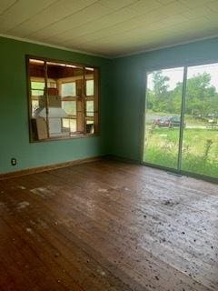 26158 W Reed St, Ingleside, IL 60041 - spare room featuring wood-type flooring