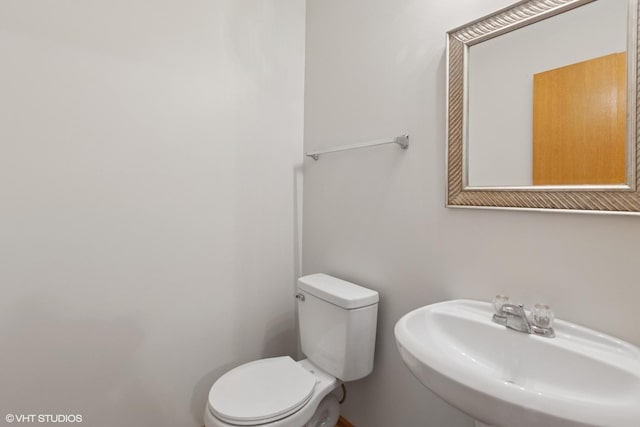 133 Springbrook Trl S, Oswego, IL 60543 - half bathroom with a sink and toilet