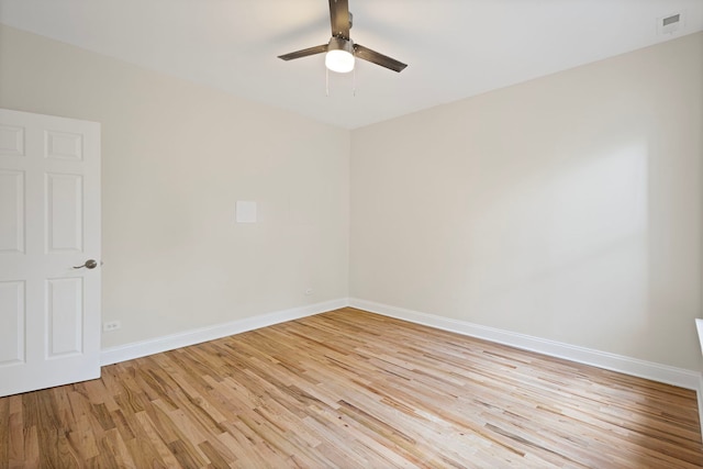 4557 S Michigan Ave Unit 1, Chicago, IL 60615 - empty room featuring light wood-style flooring and a ceiling fan