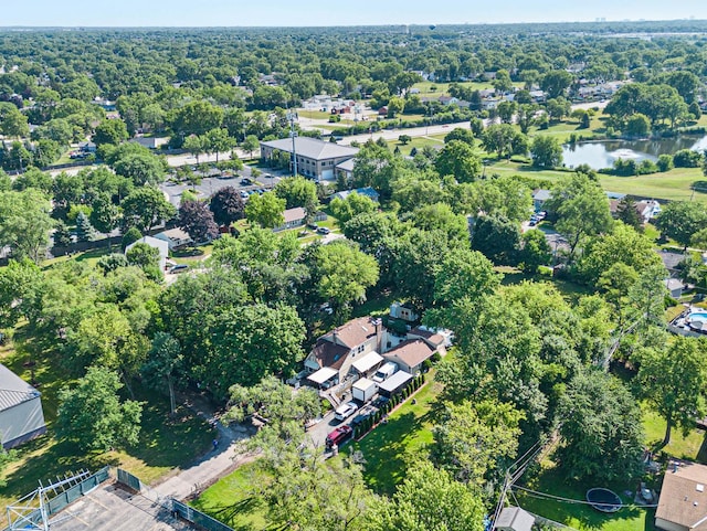 385 E Irving Park Rd, Streamwood, IL 60107 - aerial view of property and surrounding area with a large body of water