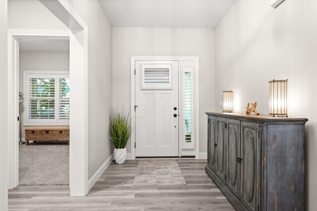 2621 Shale Rd, Normal, IL 61761 - foyer entrance featuring light wood-style flooring and baseboards