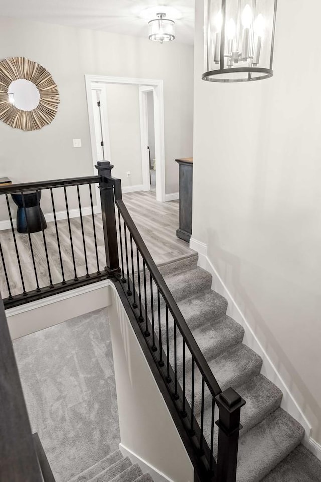 2621 Shale Rd, Normal, IL 61761 - stairway with baseboards