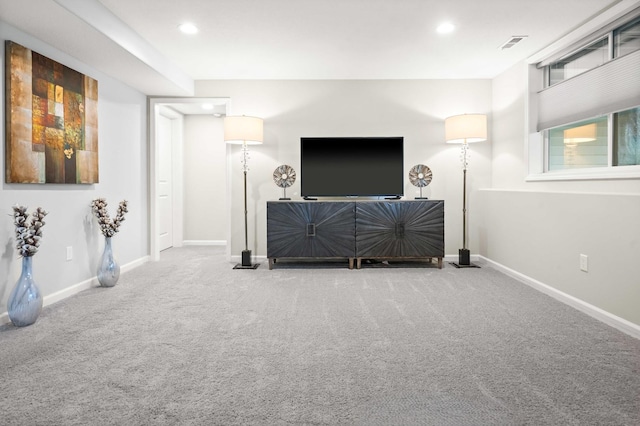 2621 Shale Rd, Normal, IL 61761 - living area featuring carpet floors and recessed lighting