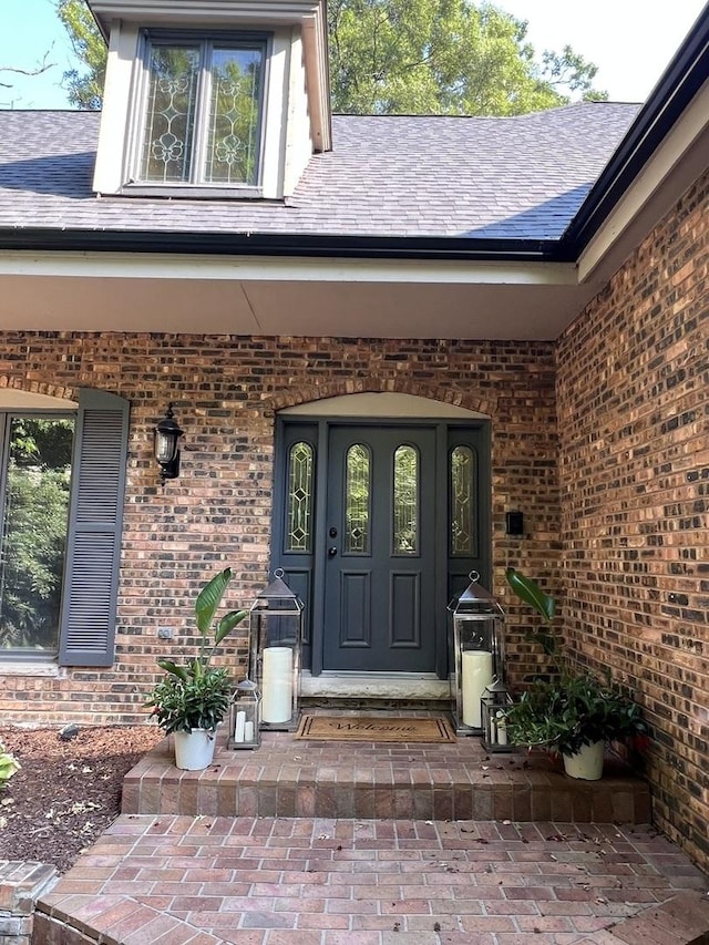 16612 S Catawba Rd, Homer Glen, IL 60491 - entrance to property featuring brick siding and a shingled roof