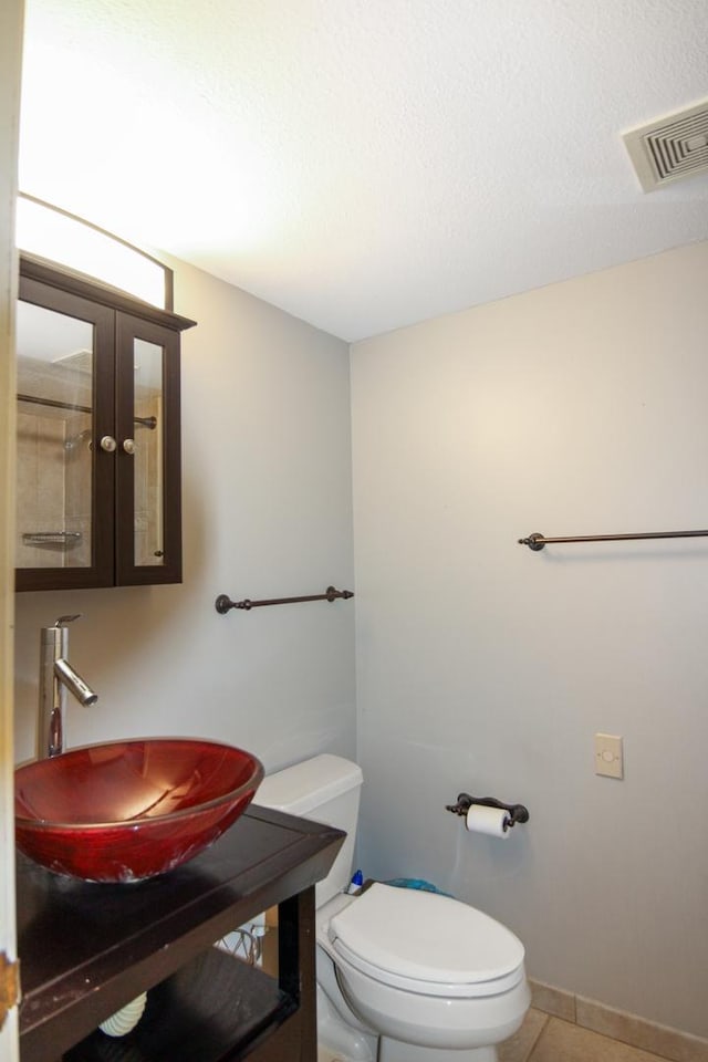 16612 S Catawba Rd, Homer Glen, IL 60491 - bathroom with tile patterned floors and a textured ceiling