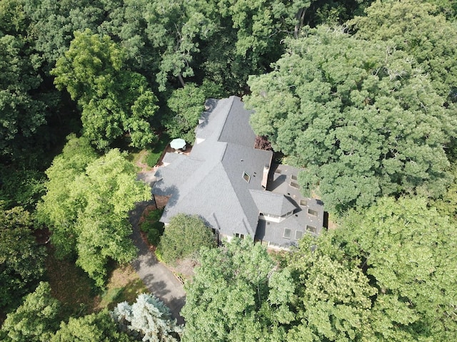 16612 S Catawba Rd, Homer Glen, IL 60491 - aerial view of property and surrounding area with a forest