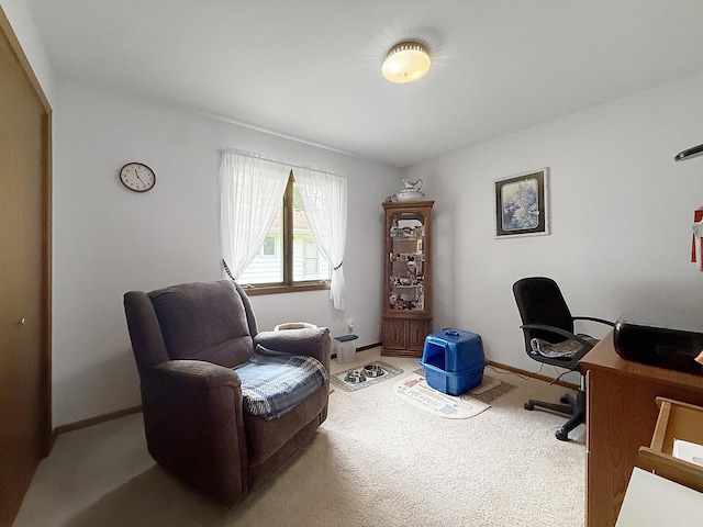 610 S 2nd Ave, Forreston, IL 61030 - office area with carpet floors and baseboards