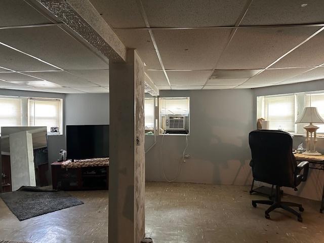 4540 N Menard Ave, Chicago, IL 60630 - office space featuring a drop ceiling and cooling unit