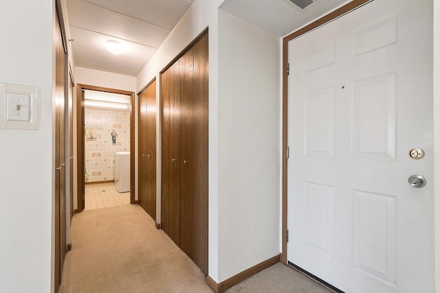 11020 S Keating Ave Unit 202, Oak Lawn, IL 60453 - corridor featuring light carpet and baseboards