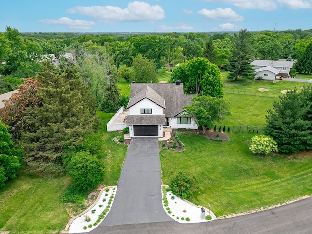 9N909 Koshare Trl, Elgin, IL 60124 - aerial view of property and surrounding area featuring a forest