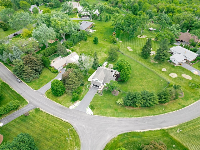 9N909 Koshare Trl, Elgin, IL 60124 - aerial view of property's location with nearby suburban area