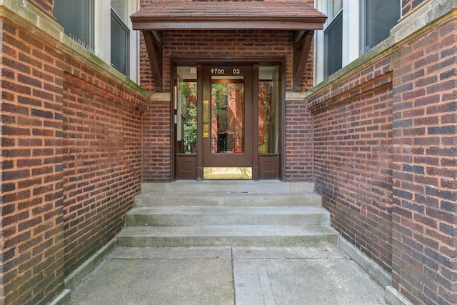 4702 N Campbell Ave Unit 2, Chicago, IL 60625 - doorway to property featuring brick siding