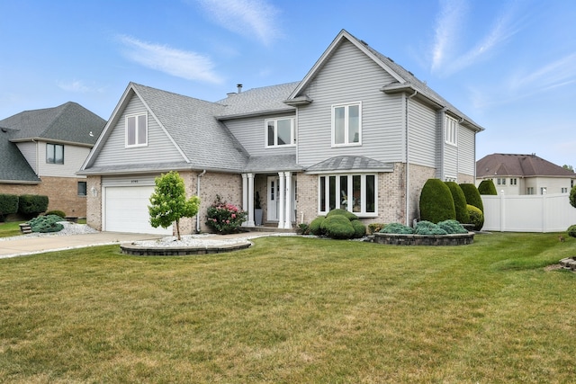 3705 Streamwood Dr, Hazel Crest, IL 60429 - traditional-style house featuring brick siding, driveway, and a shingled roof