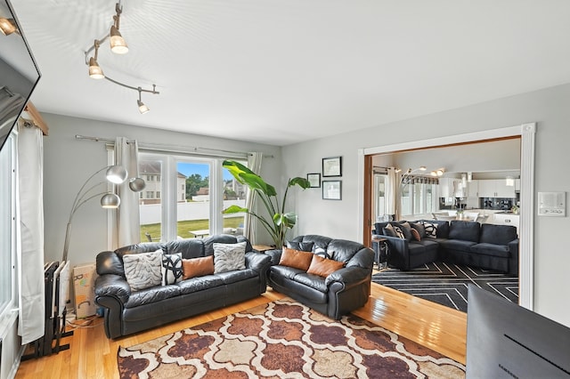 3705 Streamwood Dr, Hazel Crest, IL 60429 - living area featuring wood finished floors