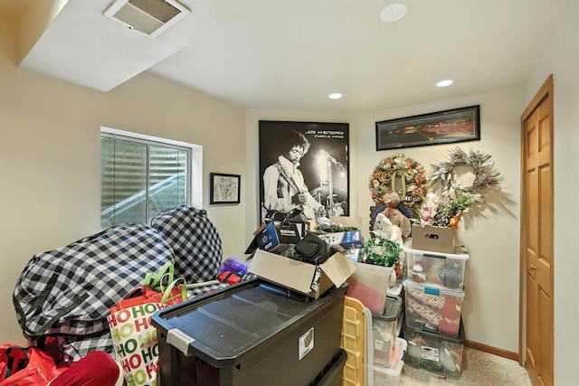 3705 Streamwood Dr, Hazel Crest, IL 60429 - interior space with recessed lighting and baseboards