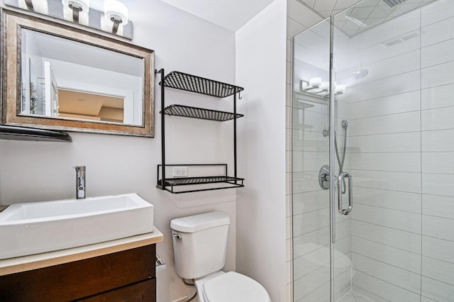 2423 W Augusta Blvd Unit 1, Chicago, IL 60622 - bathroom featuring a stall shower and vanity